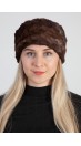 Natural brown mink fur hat – Created with mink fur remnants